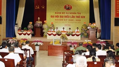 Đại tướng Tô Lâm dự Đại hội Đảng bộ xã Nghĩa Trụ