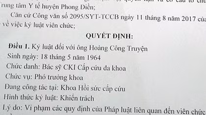 Nếu chỉ viết trên facebook, chưa đủ căn cứ để phạt bác sĩ "nói xấu" bộ trưởng