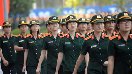 Điểm sàn xét tuyển đại học của 18 trường quân đội