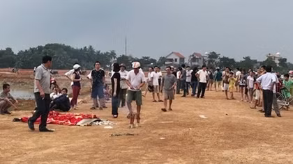 Hai học sinh chết đuối trong hố công trình ở Thanh Hóa