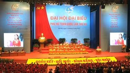 Khai mạc Đại hội đại biểu phụ nữ toàn quốc lần thứ XII