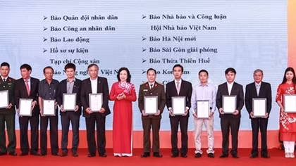 Liên chi hội Nhà báo BCA đoạt 2 giải A tại Hội báo Toàn quốc 2018