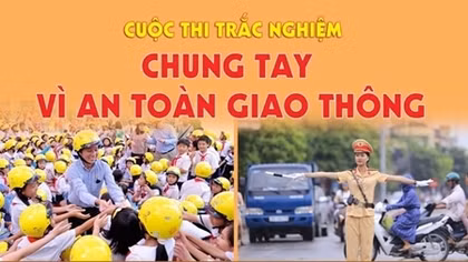Cuộc thi trắc nghiệm “Chung tay vì an toàn giao thông”