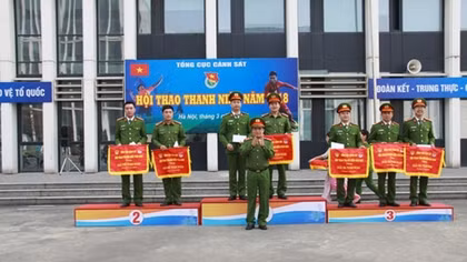 Bế mạc hội thao Khỏe để xây dựng và bảo vệ Tổ quốc