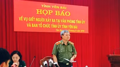 Khởi tố vụ án giết người tại Văn phòng Tỉnh ủy Yên Bái