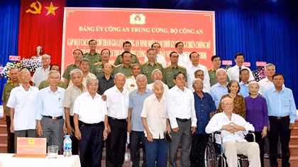 Gặp mặt cán bộ An ninh miền Nam thời kỳ kháng chiến chống Mỹ, cứu nước