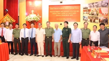 Phát huy trách nhiệm nêu gương, tính tiền phong, gương mẫu trong toàn lực lượng CAND