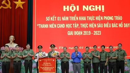 Thanh niên CAND học tập, thực hiện 6 điều Bác Hồ dạy