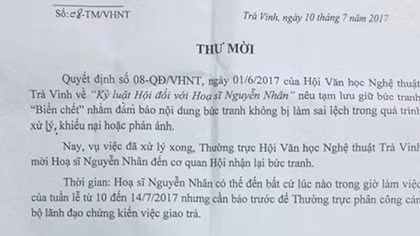 Trả lại bức tranh “Biển chết” gây ồn ào cho họa sỹ Nguyễn Nhân