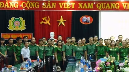 Công đoàn Tổng cục Chính trị CAND “về nguồn” tại Quảng Nam