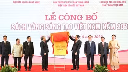 Vinh danh 75 công trình tại Lễ công bố Sách vàng Sáng tạo Việt Nam năm 2020