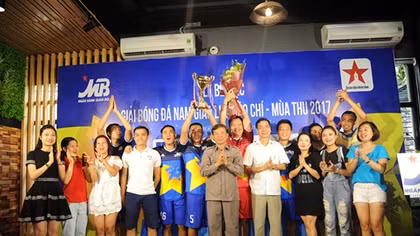 Bế mạc giải bóng đá nam Giao lưu báo chí – mùa thu 2017