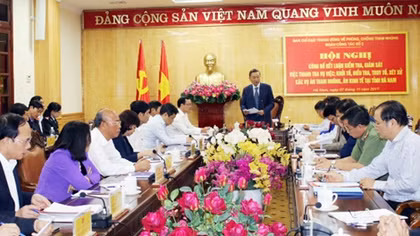 Công bố Dự thảo Kết luận kiểm tra, giám sát tại tỉnh Hà Nam