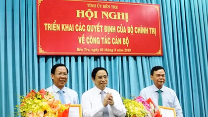 Bến Tre có Bí thư Tỉnh ủy mới