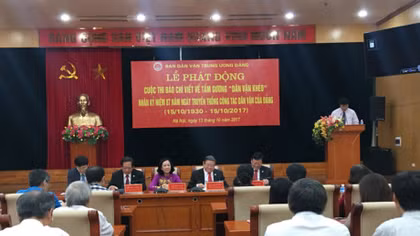 Phát động cuộc thi viết về tấm gương “Dân vận khéo”