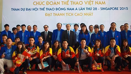 Tiễn đoàn Thể thao VN lên đường tham dự SEA Games 28