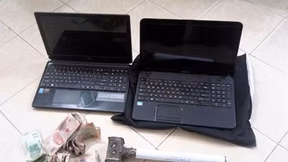 Dùng máy hàn phá két trộm 51 triệu tiền polyme biến dạng