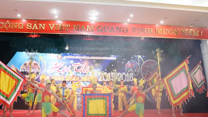 Cao đẳng ANND I tổ chức Hội thi Văn nghệ quần chúng chào mừng Đại hội Đảng