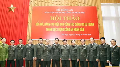 Hội thảo Đổi mới, nâng cao hiệu quả công tác chính trị tư tưởng trong lực lượng CAND
