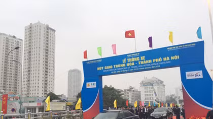 Thông xe nút giao Trung Hòa và hầm nút giao Thanh Xuân – TP Hà Nội