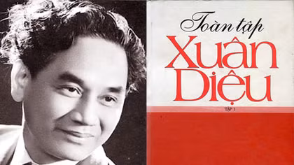 Thi sỹ Xuân Diệu hăng hái với mùa xuân