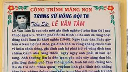 Công an vào cuộc vụ dùng ảnh tử tù để tuyên truyền về Anh hùng Lê Văn Tám 