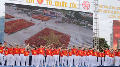 12.000 đoàn viên, thanh niên Thủ đô tham gia chương trình ‘Tôi yêu Tổ quốc tôi’
