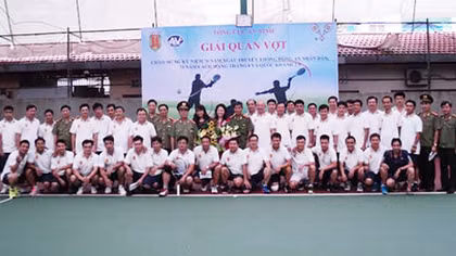 Tổng cục An Ninh, Bộ Công an khai mạc giải quần vợt năm 2015