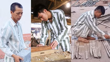 Ba bố con chung một lối về hoàn lương