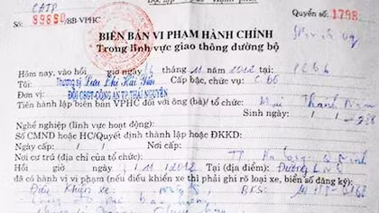 Làm mất biên bản xử phạt vi phạm giao thông, nộp phạt bằng cách nào?