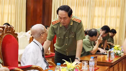 Bộ Công an gặp mặt cán bộ cấp cao đã nghỉ hưu trong CAND khu vực phía Nam