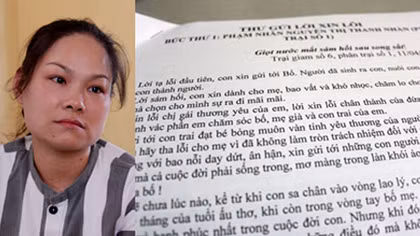 Nữ sinh ‘tuột xích’ và lá thư viếng mẹ viết từ trại giam