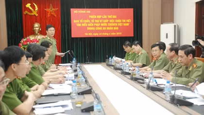 Cuộc thi phải là đợt sinh hoạt chính trị- pháp lý trong toàn lực lượng Công an
