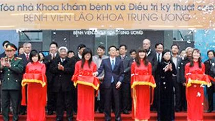 Khánh thành tòa nhà Khoa khám bệnh và điều trị kỹ thuật cao tại Bệnh viện Lão khoa TƯ