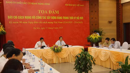Tọa đàm Báo chí Cách mạng với công tác xây dựng Đảng