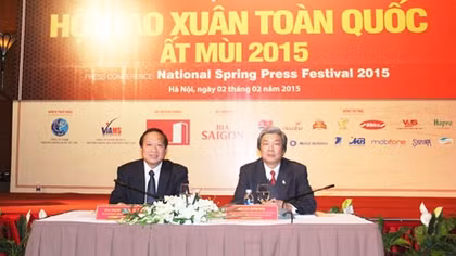 Hội báo Xuân Ất Mùi 2015 khai mạc vào ngày 7/2