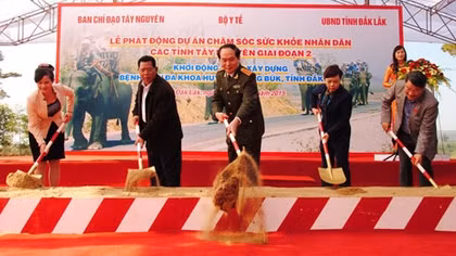 Phát động Dự án “Chăm sóc sức khỏe nhân dân các tỉnh Tây Nguyên giai đoạn 2”