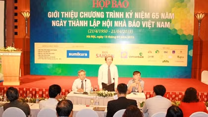 Nhiều hoạt động kỉ niệm 65 năm ngày thành lập Hội Nhà báo Việt Nam