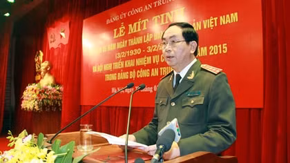 Tiếp tục giữ vững và tăng cường sự lãnh đạo của Đảng đối với Công an nhân dân