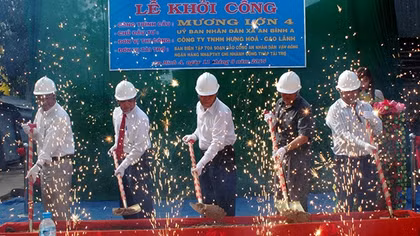 Khởi công xây dựng cầu Mương Lớn 4