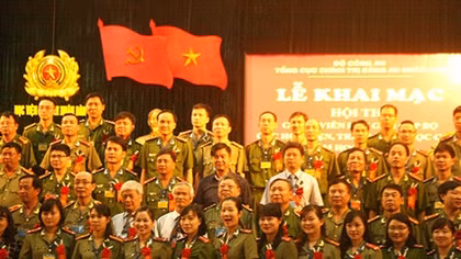 Khai mạc Hội thi Giảng viên dạy giỏi các trường CAND 