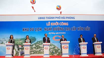 Khởi công Khu du lịch nghỉ dưỡng cao cấp Hòn Dấu – Đồ Sơn 