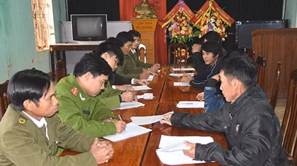 Công an huyện Vĩnh Long bảo vệ ANTT địa bàn