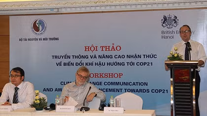 Nâng cao nhận thức về biến đổi khí hậu