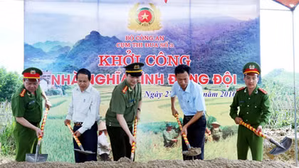 Công an tỉnh Quảng Ninh xây nhà cho CBCS có hoàn cảnh khó khăn 