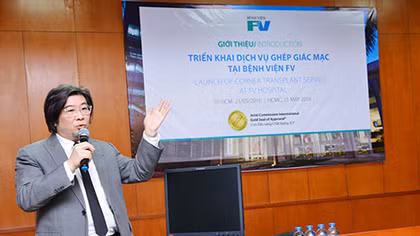 Bệnh viện tư nhân đầu tiên thực hiện ghép giác mạc