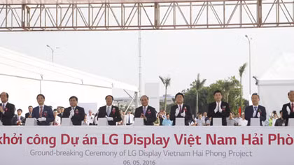 Thủ tướng Nguyễn Xuân Phúc dự Lễ khởi công dự án của Tập đoàn LGD 