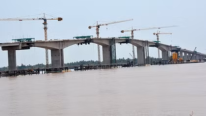 Ngày 22/4 hợp long cầu Cổ Chiên 
