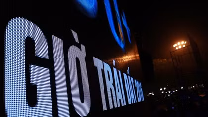 Người Hà Nội hưởng ứng Giờ Trái đất 2016