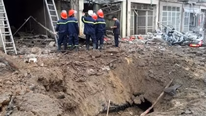 Vụ nổ ở Hà Đông: Đang truy tìm lái xe tải chở khối kim loại gây nổ 